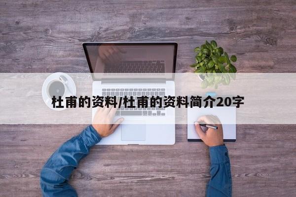 杜甫的资料/杜甫的资料简介20字